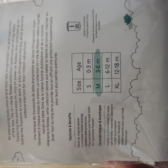 Robeez baby socks booties with snaps - Picture 5 of 5